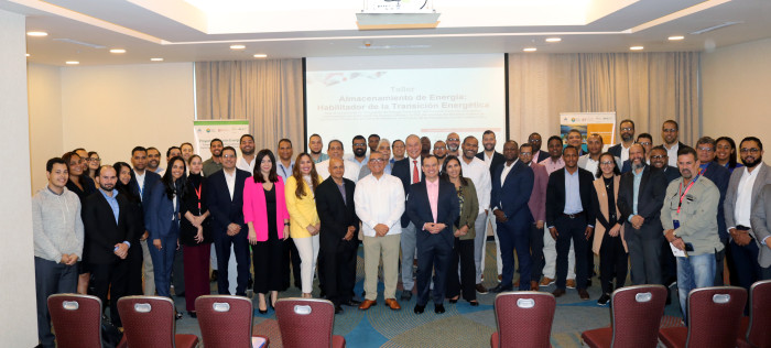 Participantes del taller sobre almacenamiento energético en República Dominicana.