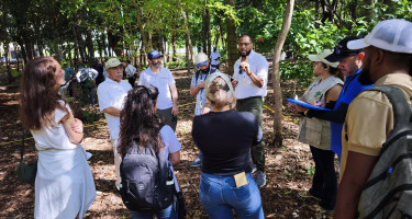 Hayden Billingy, responsable técnico del Fondo EbA de la CBF, explica los aspectos fundamentales de la cuantificación de los sumideros de carbono, tendiendo un puente entre la teoría y la práctica.