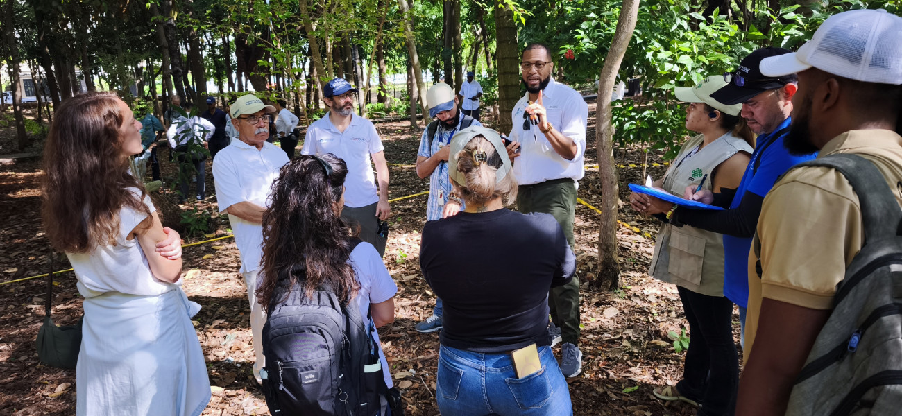 Technician on the field day