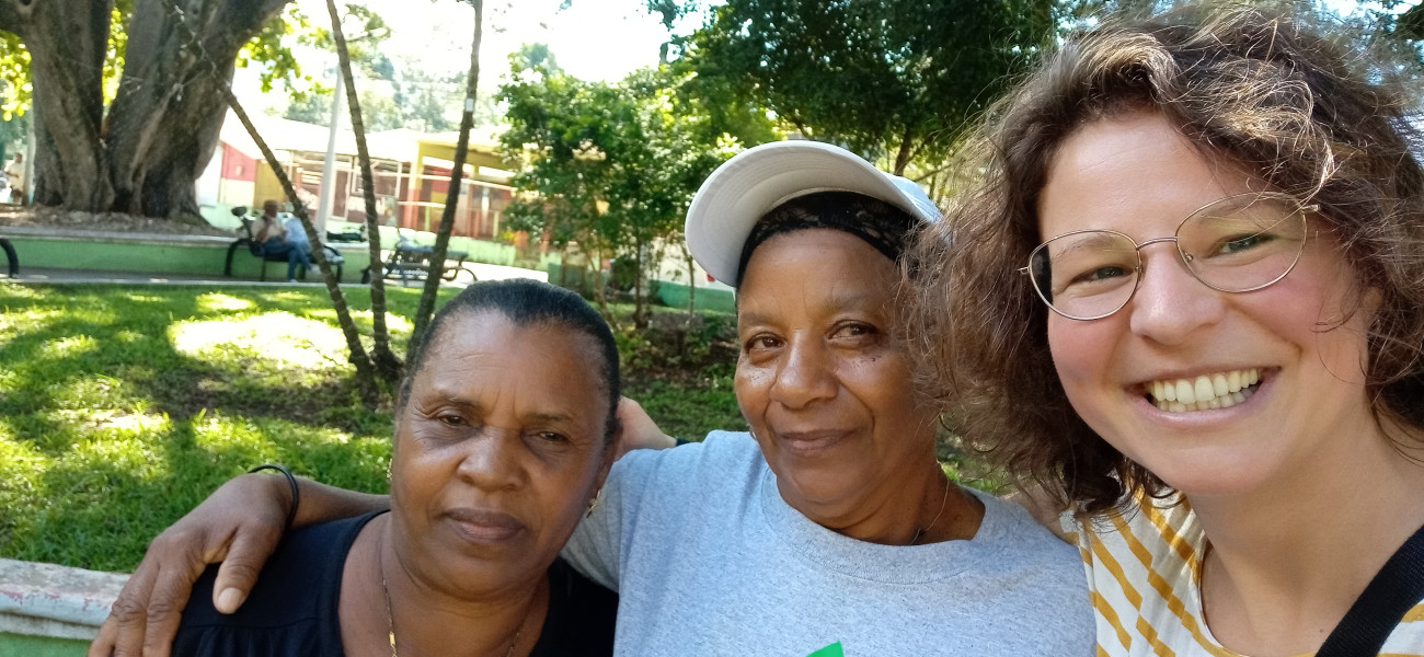 Selfie de Kristina con equipo de CCR